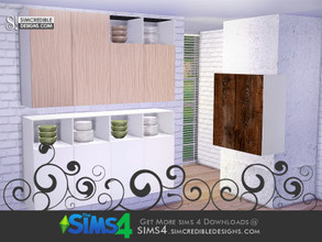 Sims 4 — Nuance Cabinet Closed by SIMcredible! — by SIMcredibledesigns.com available at TSR __________________ * 3 colors