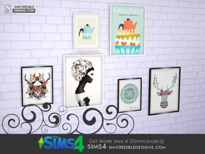Sims 4 — Nuance Paintings by SIMcredible! — by SIMcredibledesigns.com available at TSR __________________ * 3 variations