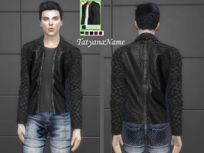 Sims 4 — Rocker Jacket - Get to Work needed  by TatyanaName2 — The clothing category: everyday, formal, party, career