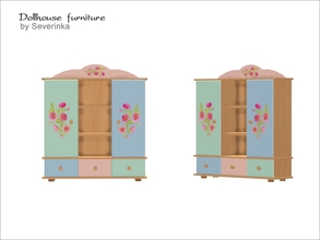 Sims 4 — [Dollhouse furniture] Cupboard by Severinka_ — Toy cupboard a set 'Dollhouse furniture' 1 color