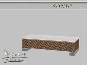 Sims 3 — Sonic PatioTable by NynaeveDesign — Sonic Patio - Patio Table Located in Surfaces - Miscellaneous Surfaces