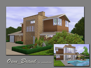 Sims 3 — Own_Brand by matomibotaki — Modern split-level house with clossic and stylish architecture. Luxury aswell as