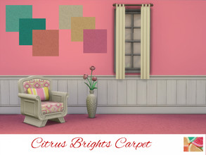Sims 4 — Citrus Brights Carpet by sharon337 — Carpet in 6 different colors, created for Sims 4, by Sharon337. Thumbnail