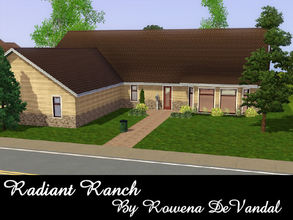 Sims 3 — Radiant Ranch, 4 bed, 2 bath by Rowena DeVandal — Is your Sim family growing faster than your budget? Need more
