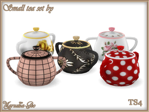 Sims 4 — Maruska-Geo Small tea set sugar-bowl by Maruska-Geo — Maruska-Geo Small tea set sugar-bowl (five colors)