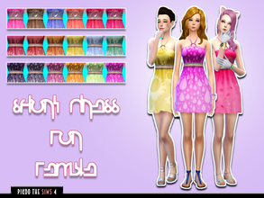 Sims 4 — [TS4]_Pikoodress02 by pikoo — Dress for female sims 4 resident. Hope you guys love it. Please dont re-upload it