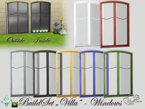 Sims 4 — Build-A-Villa Window 05 by BuffSumm — Your Sims love a luxury lifestyle? Go ahead and build them a luxury Villa