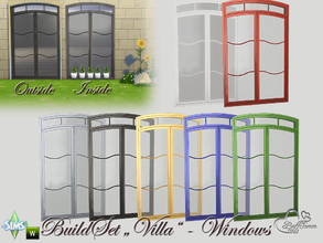 Sims 4 — Build-A-Villa Window 06 by BuffSumm — Your Sims love a luxury lifestyle? Go ahead and build them a luxury Villa