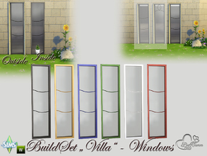 Sims 4 — Build-A-Villa Window 08 by BuffSumm — Your Sims love a luxury lifestyle? Go ahead and build them a luxury Villa