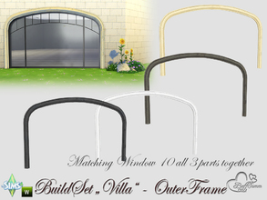 Sims 4 — Build-A-Villa Outer Frame 10 by BuffSumm — Your Sims love a luxury lifestyle? Go ahead and build them a luxury