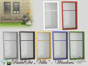 Sims 4 — Build-A-Villa Window 12 by BuffSumm — Your Sims love a luxury lifestyle? Go ahead and build them a luxury Villa