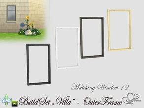 Sims 4 — Build-A-Villa Outer Frame 12 by BuffSumm — Your Sims love a luxury lifestyle? Go ahead and build them a luxury