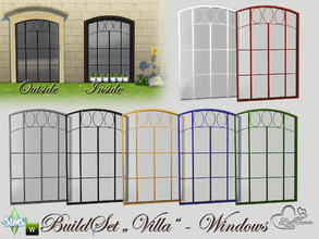 Sims 4 — Build-A-Villa Window 13 by BuffSumm — Your Sims love a luxury lifestyle? Go ahead and build them a luxury Villa
