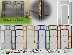 Sims 4 — Build-A-Villa Door 01 by BuffSumm — Your Sims love a luxury lifestyle? Go ahead and build them a luxury Villa :)