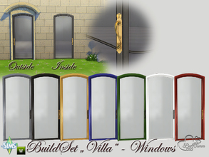 Sims 4 — Build-A-Villa Door 02 by BuffSumm — Your Sims love a luxury lifestyle? Go ahead and build them a luxury Villa :)
