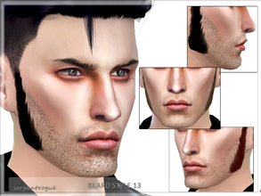 Sims 4 — Beard Style 13 by Serpentrogue — For males Teen to elder 7 colours