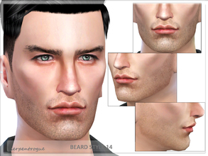 Sims 4 — Beard Style 14 by Serpentrogue — For males Teen to elder 7 colours