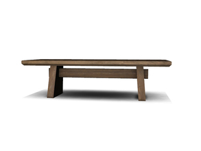 Sims 4 — Kayo Dining Bench by Angela — Kayo Dining Bench. Made for this diningroom, but actually is an outdoor bench.