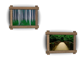Sims 4 — Kayo Dining Painting by Angela — Kayo Dining Picture. Comes in 2 variations both with accents trees