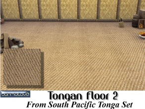 Sims 4 — Tongan Floor 2 by abormotova2 — This is from the South Pacific Tonga set which has 15 types of traditionally