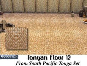 Sims 4 — Tongan Floor 12 by abormotova2 — This is from the South Pacific Tonga set which has 15 types of traditionally