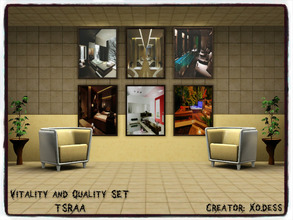 Sims 3 — Dess_Vitality n' Quality_SET. by Xodess — This set consists of TWO single files - each with three different