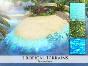 Sims 3 — Tropical Terrains by Pralinesims — By Pralinesims