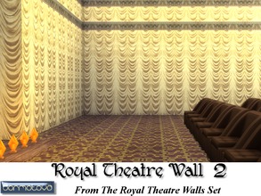 Sims 4 — Royal Theatre Wall 2 by abormotova2 — This is from The Royal Theatre Walls Set in which their are 4 styles of