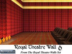 Sims 4 — Royal Theatre Wall 6 by abormotova2 — This is from The Royal Theatre Walls Set in which their are 4 styles of