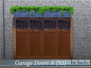 Sims 4 — Garage Doors A (S2) by Ineliz — The right side of the garage door pattern.