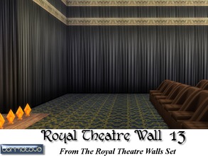 Sims 4 — Royal Theatre Wall 13 by abormotova2 — This is from The Royal Theatre Walls Set in which their are 4 styles of