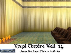 Sims 4 — Royal Theatre Wall 14 by abormotova2 — This is from The Royal Theatre Walls Set in which their are 4 styles of
