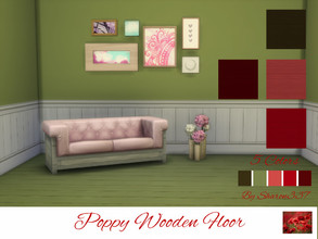 Sims 4 — Poppy Wooden Floor by sharon337 — Wooden floor in 5 different colors, created for Sims 4, by Sharon337.