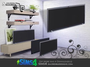 Sims 4 — Young Way Living TV by SIMcredible! — by SIMcredibledesigns.com available at TSR __________________ * 2 colors