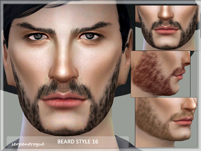 Sims 4 — Beard Style 16 by Serpentrogue — For males Teen to elder 7 colours