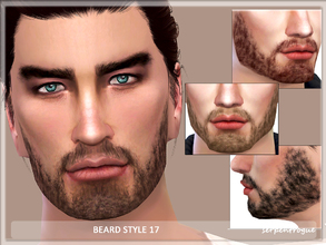 Sims 4 — Beard Style 17 by Serpentrogue — For males Teen to elder 7 colours