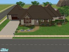 Sims 2 — The Hlain Home by GlitteringSparkles — This is a 2 bedroom/1 bath home. Includes 1 car garage, shed, dining