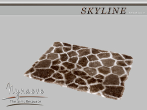 Sims 4 — Skyline Rug by NynaeveDesign — Skyline Bedroom - Rug Located in: Decor - Rugs Price: 49 Tiles: 3x2 Color