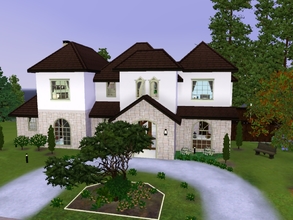 Sims 3 — European Inspired House by KaMiojo_ — This house was inspired by European style. It has two floors, a small