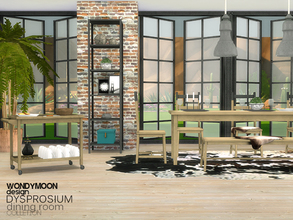 Sims 4 — Dysprosium Dining by wondymoon — - Dysprosium Dining - Wondymoon|TSR - Creations'2016 - Set Contains -Dining
