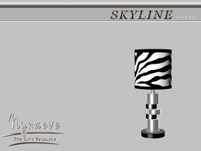 Sims 3 — Skyline Bedside Lamp by NynaeveDesign — Skyline Bedroom - Bedside Lamp Located in: Lighting - Table Lamps Price: