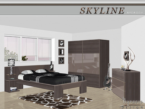 Sims 3 — Skyline Bedroom by NynaeveDesign — The Skyline Bedroom isn't only where your sim sleeps, but it's where he