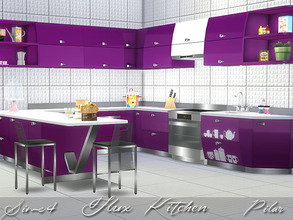 Sims 4 — Flux Kitchen by Pilar — innovative design, flexibility and multi-functionality