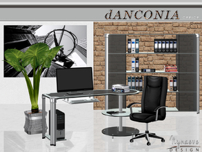 Sims 4 — dAnconia Office by NynaeveDesign — &quot;But money is only a tool. It will take you wherever you wish, but