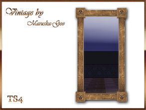 Sims 4 — Maruska-Geo Vintage mirror by Maruska-Geo — Maruska-Geo Vintage mirror