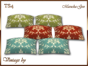 Sims 4 — Maruska-Geo Vintage pillow by Maruska-Geo — Maruska-Geo Vintage pillow (three colors)