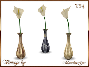 Sims 4 — Maruska-Geo Vintage vase by Maruska-Geo — Maruska-Geo Vintage vase (three colors)