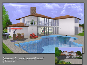 Sims 3 — Squarish_and_Funktional by matomibotaki — Large and luxury family home with much space and stylish ambiente.