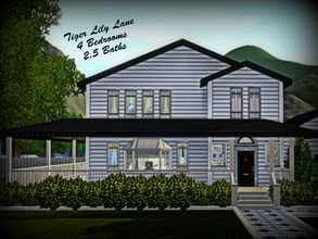Sims 3 — Tigerlily Lane -- 4BR, 2.5BA by sweetpoyzin2 — Tigerlily Lane is the quintessential farmhouse! This beautiful