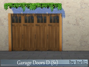 Sims 4 — Garage Doors D (S1) by Ineliz — The left side of the garage door pattern.